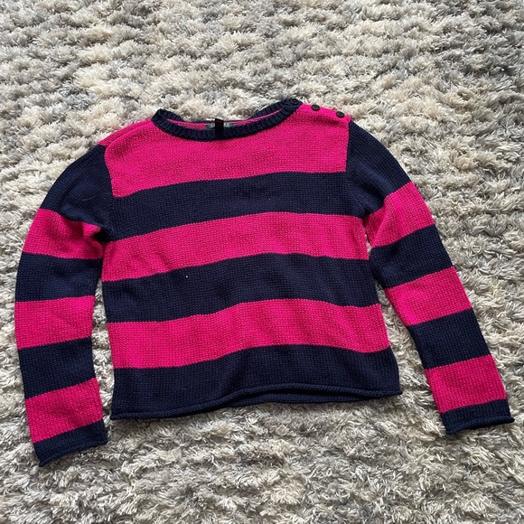 Striped Lauren by Ralph Lauren Crew Sweater - Picture 2 of 8